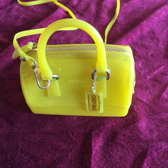 Furla Candy Bag, Yellow, excellent! - Picture 2 of 8